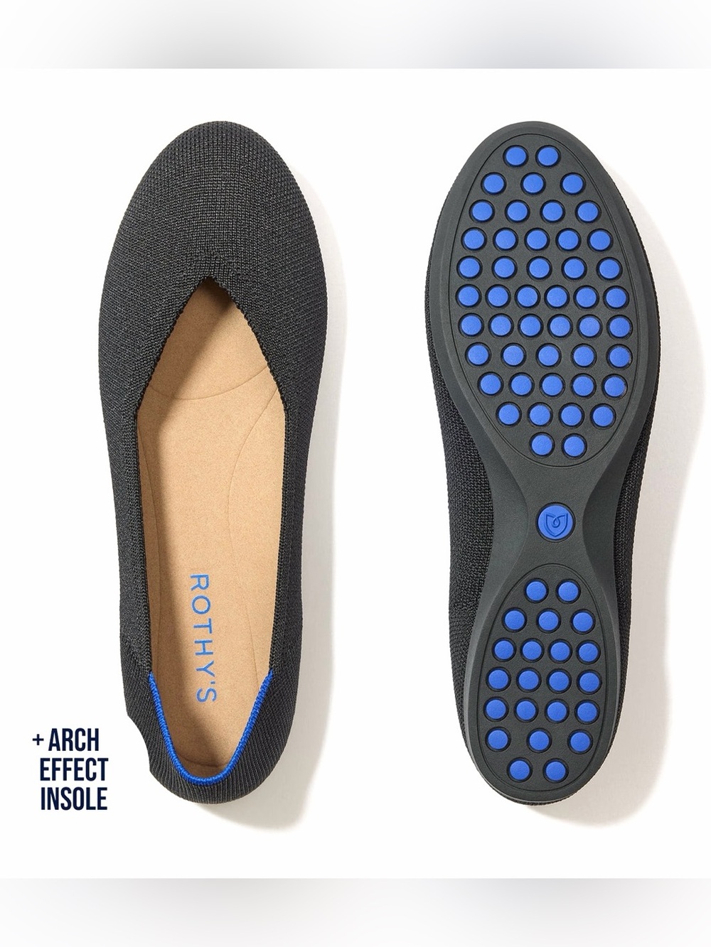 Rothy’s Flats in Black, Brand New Never Worn, Women’s size 12